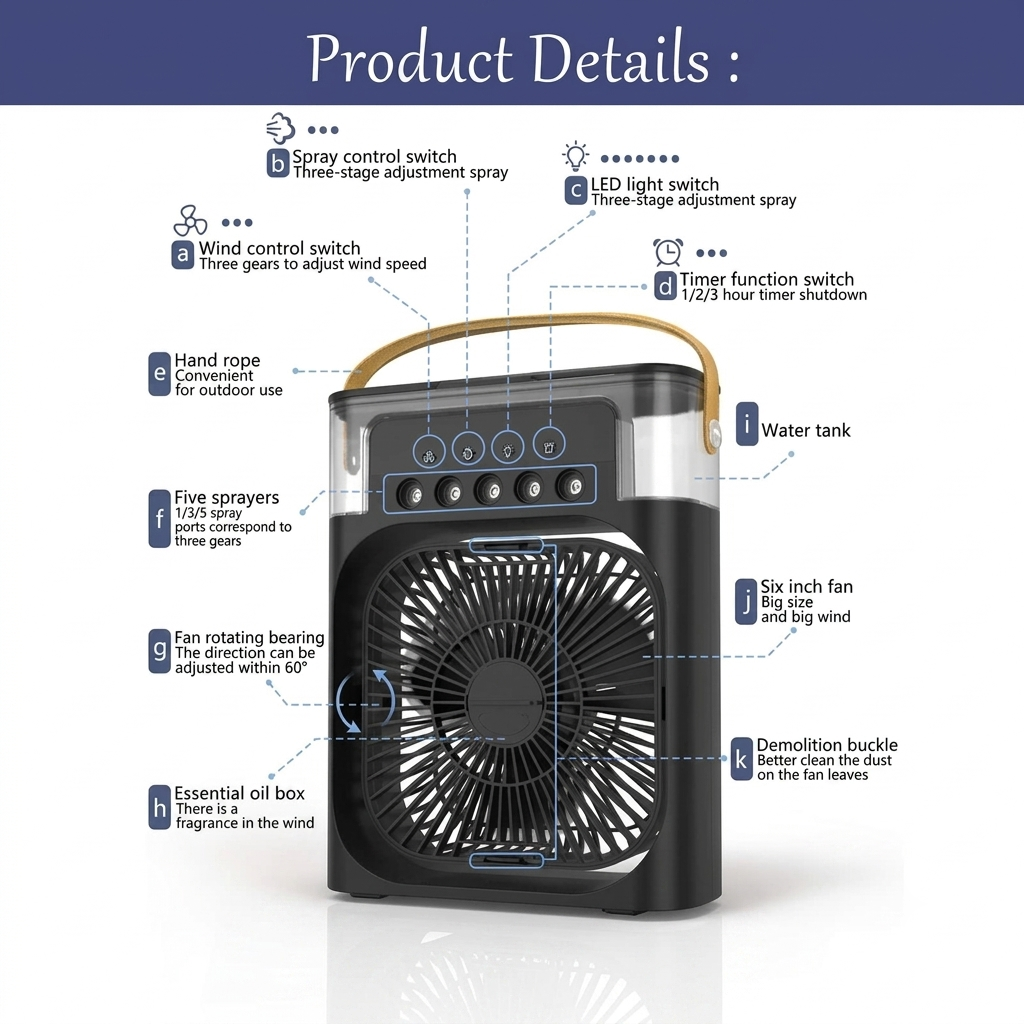 FrostCube™ Portable Air Cooler